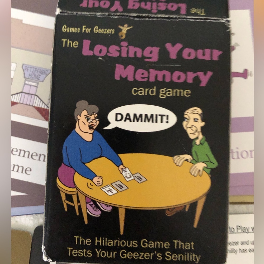 The Losing Your Memory Card Game for Geezers 2006
